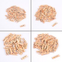인테리어 나무집게, 2.5cm