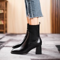 Z3JC 여성 키높이 브라운 3cm 5cm 앵클부츠