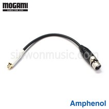 모가미 변환젠더케이블 493FJRW Amphenol XLR(Female)-RCA(Female) 타입 1m