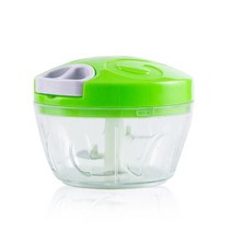 업소용 상업용 가정용 수동 자동 고기가는 마늘가는 분쇄기 다지기 기계500ml 핸드, 초록
