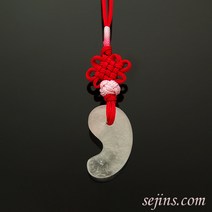 백제곡옥 백수정 수공예매듭 천연석 장신구 HSMA-048, 단품