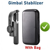 Tongdaytech 블루투스 호환 셀카 스틱 삼각대 흔들림 방지 핸드 헬드 짐벌 안정기 Iphone 용 삼성 샤오미 스마트 폰, 협력사, 2-L08 블랙