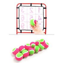 유아체육 공놀이 벨크로타겟판 1~9 스탠드 신체운동 체육활동 던지기놀이