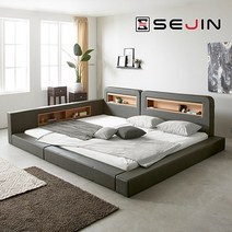 밀리언 오픈 패밀리침대 프레임만Q+SS, 아이보리