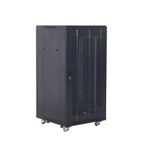 네트워크 랙 서버 렉 정리함 통신 장비 허브 케이스, 블랙 캐비닛 전면 유리  60x80x140cm, 1개