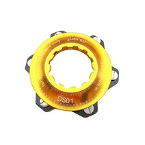 자전거 센터록-6홀 어댑터 허브 센터 잠금 변환 도구 6볼트 디스크 브레이크 로터 공구, 금, 협력사