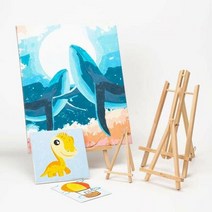 원목이젤 3종 삼각이젤 나무이젤 미술이젤 그림이젤 원목이젤, 타입:소(30cm)