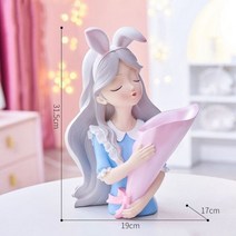 다이소 꽃병 한보름화병 프리츠한센 이케바나 화병 26 가지 현대 소녀 수지 장식품 홈 거실 인형 공예 사무실 데스크탑 꽃꽂이 동상 장식, 18. 18