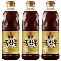 샘표 국산콩 양조간장, 3개, 860ml