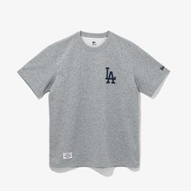 뉴에라 NewEra 정품 남여공용 애니버서리 LA 다저스 티셔츠 헤더 그레이 13546494