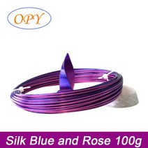 3D 프린팅 재료 실크 Pla 필라멘트 골드 실버 브론즈 구리 프린터 1.75Mm 1Kg 100g 10m 재질 릴 롤 플라스틱, [25] S Blue Rose 100g