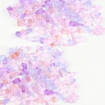 엄마의쇼핑 핑크 컬러 돌 유리 자갈 250g 어항 꾸미기 구피, 단품
