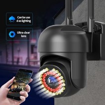 1080P IP카메라 실시간 홈캠YI IoT-5mp WiFi IP 카메라 2.4Ghz 5Ghz CCTV 야외 보안 PTZ 미니 스피드 돔 A, 03 3MP Cam add 64G_03 AU 플러그