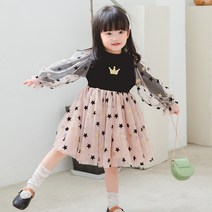 몽키스특가 여아동 왕관 샤원피스 여신 유아 아기 반짝이 별 캉캉 공주드레스 공주원피스
