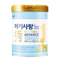 아기사랑수 어드밴스 분유 1단계, 18캔, 750g