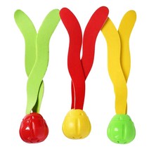 3pcs 다채로운 다이빙 바다 잔디 여러 가지 빛깔의 수영 장난감 수영장 수중 다이빙 해초 장난감 수영장 수중 다이빙 훈련 재미 잔디, type1