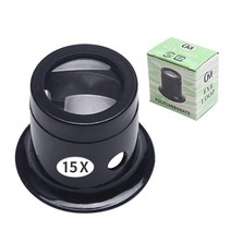루페 루뻬3X 5X 10X15X 20X 보석상 아이 루페 루프 돋보기 Monocular 시계 제조 업체에 대 한, 03 15X