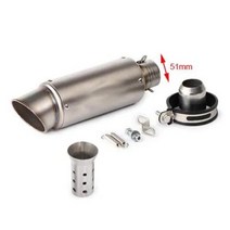 오토바이 배기 SC 머플러 야마하 혼다 GSR750 Z250SL 400 Z800 900 CBR300 500 S1000 ER6N SV650 R1 R3 R6 51mm 60mm, 5.SC 51mm