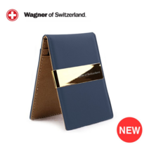 [스위스와그너]샤무드 천연소가죽 머니클립24k도금_N