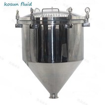 공업용 스텐깔대기 깔때기 원추형 대구경 실험실 압력, 10L 압력 깔때기 2-3kg 압력