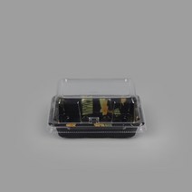 소량유부초밥포장 배달 사각 도시락 SZ3-F10 미니초밥용기 100개 세트, 1개입