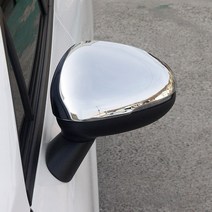 기아 K5 DL3 백미러 사이드미러 부착형 크롬 커버 몰딩 튜닝용품, 1개