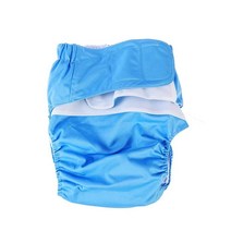1pc Wraps The Incontinence Sky 품질 침대 오버나이트 통기성 성인 누출 방지 기저귀 천 성인 남성 노인 보호 여성 야뇨증 특수 폴리에스터 커버, 2 Count (Pack of 1)_Sky-blue