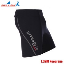 해녀복 수영 다이빙 서핑 다이빙 슈트 수트 후드Dive ∓ Sil 남성용 3mm 다이빙 잠수복 자켓 바지 긴 소, 02 just short pant1.5mm_02 L