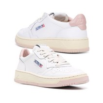 오트리 AUTRY 23SS 메달리스트 로우탑 스니커즈 화이트/핑크탭 AULW BB52 193783