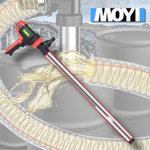 MOYI 휴대용 고출력 오일 드럼 속도조절 펌프 물 기름 미니 전기 펌핑 드럼통 급유기 스테인리스 MYCYJDB, 단품, 1개
