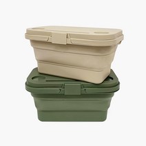 문캠핑 핸들 폴딩 바스켓 16L (2color), 16L 카키