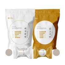 [딜맛] 시크릿 육수 명품한알(바지락맛)+(닭고기맛) 60gx2봉(총40개입), 단품