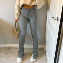 여성 캐주얼 운동 연필 바지 그레이 Undefined 조깅 헐렁한 허리 s 미적 스웨터 Activewear, 01 GRAY_01 S