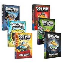 영어원서 정품 도그맨 DOG MAN 영어 교재 책 6권 세트, one size