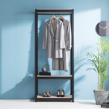 홈던트하우스 시스템 행거 3단(행거봉1), 800x500x1950 3단(행거봉1) 블랙