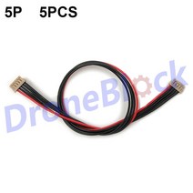 픽스호크 쿼드콥터 드론 Navio2 Pixhawk PX4 APM 2.5 2.6 케이블 5 개 DF13 커넥터 와이어 20cm 4p 5p 6p, [02] 5P