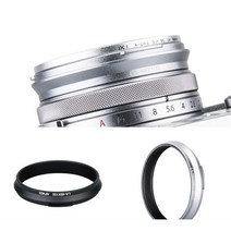 [JJC] 후지필름 X100V X100T X100F X100S X70 카메라 49mm 어댑터 링, LA-49X100V 실버