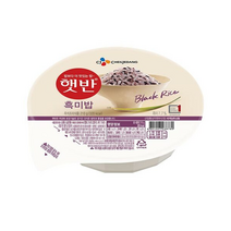 햇반 흑미밥, 210g, 12개