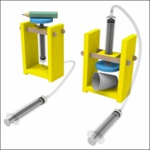 2in1 공기압 프레스와 리프트