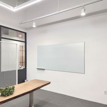 스크린 유리칠판 화이트 심플블랙베젤 1200X800 (판서/스크린겸용), 일반형(추가X), 800-1200이하 택배배송