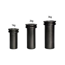 도자기 전기 가마 가정용 소형 도예 고순도 흑연 도가니 컵 1kg/2kg/3kg 금속 용융 금은 스크랩 용광로 주, 01 1kg