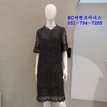 조이너스 21년가을신상 [특가할인] 반소매 H라인 레이스 원피스 JABF8-WOP070
