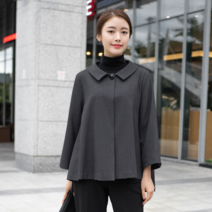모슬린 여성 엄마옷 클래식 카라 자켓 FJK110095 마담/미시옷/중년여성의류/빅사이즈/40대/50대/60대여성옷