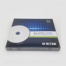 공씨디 공cd 공DVD Verbatim MDisc DVD R 4.7GB 평생 아카이브 Injet 인쇄용 4X Longue Duree 5 개/몫, 한개옵션0
