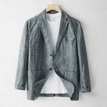 린넨 자켓 남성새로운 도착 패션 봄과 여름 얇은 코트 100 블레이저 캐주얼 정장 크기 s m l xl 2xl