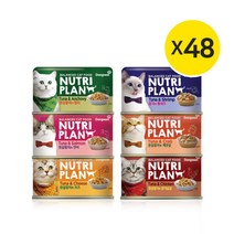 뉴트리플랜 고양이캔 6종 콤보 160g x48 + 스페셜데이 플러스 90g 1개