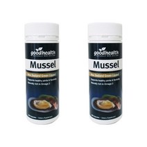 Good Health Mussel New Zealand Green Lipped 굿 헬스 뉴질랜드산 초록입 홍합 200정 2팩, 1개