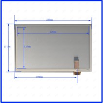 5 l 터치 스크린 240mm * 151mm 센서 240*151 글라스 디지타이저 유리 좋은보증