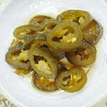 맛있는 반찬 할라피뇨 썬고추 장아찌 500g