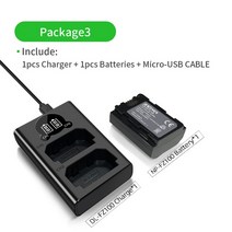 SKOWER-2350mAh NP-FZ100 배터리 호환 소니 FX3 FX30 A9 II A7R A7 IV A7S III A7M3 A7M4 A6600 A7C, [03] 1PCS and Charger